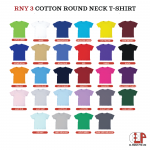 (RNY3)Cotton Kids Round Neck T-Shirt